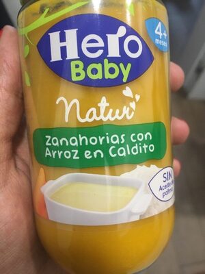 Foto de Zanahorias con arroz en caldito de pollo
