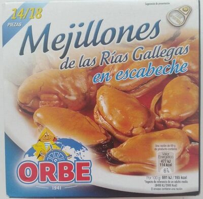 Foto de Mejillones de las rías gallegas en escabeche