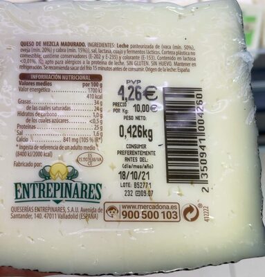Foto de Queso de mezcla madurado