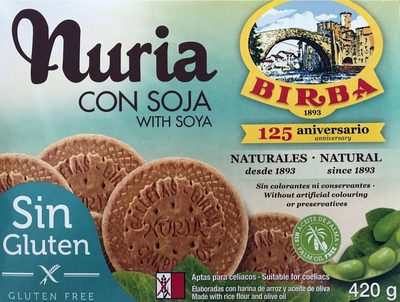 Foto de Nuria galletas naturales con soja, sin gluten