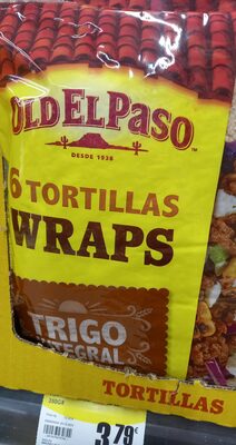 Foto de 6 tortillas wraps de trigo integral