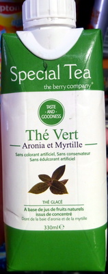 Foto de Thé vert aronia et myrtille