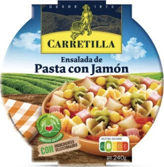 Foto de Ensalada de pasta con jamón