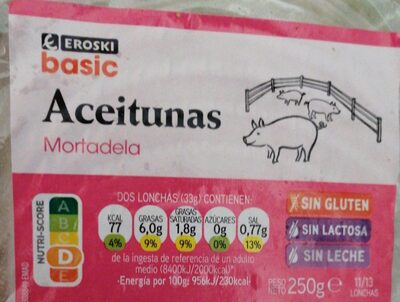 Foto de Mortadela con aceitunas
