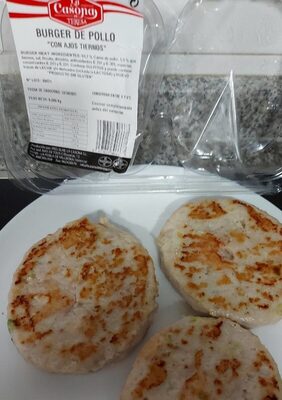 Foto de Burguer de pollo con ajos tiernos