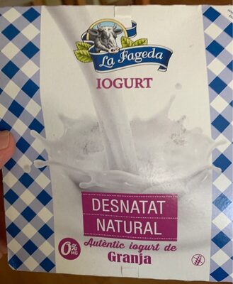 Foto de Yogur desnatado natural