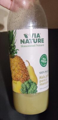Foto de Zumo kale, piña, pera y manzana