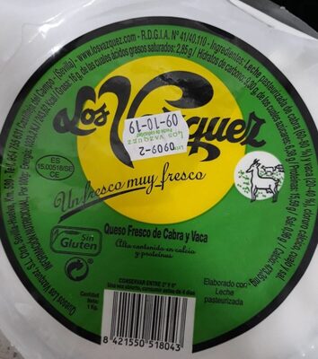 Foto de Queso fresco de cabra y vaca