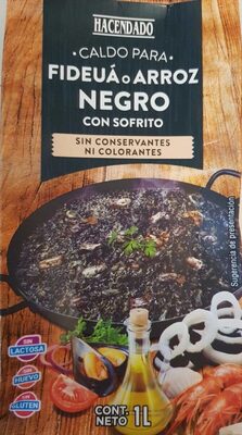 Foto de Caldo para fideua o arroz negro con sofrito