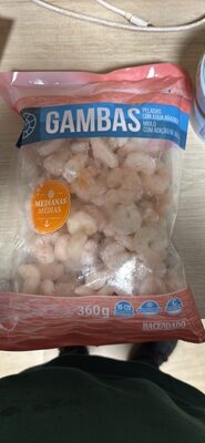 Foto de Gambas peladas con agua añadida