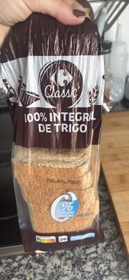 Foto de Pan de molde integral de trigo sin azucares añadidos
