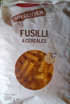 Foto de Fusilli 4 cereales sin gluten
