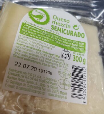Foto de Queso mezcla semicurado