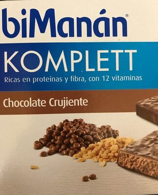 Foto de Barritas Komplett chocolate crujiente