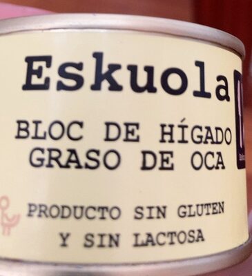 Foto de bloc de higado graso de oca