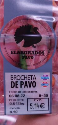 Foto de Brocheta de pavo