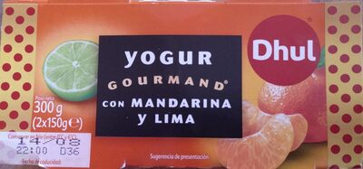 Foto de Yogur gourmand con mandarina y lima