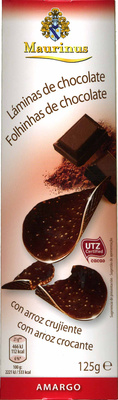 Foto de Láminas de chocolate