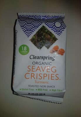 Foto de Organic Seaveg Crispies Turmeric