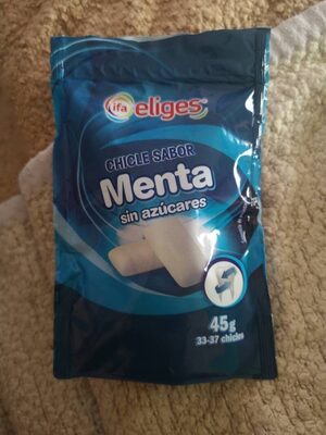 Foto de Chicle sabor menta sin azúcares