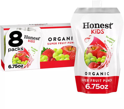 Foto de Beverage kids organic super fruit punch count