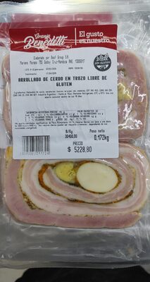 Foto de arrollado de cerdo