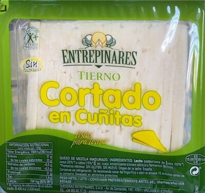 Foto de Tierno cortado en cuñitas