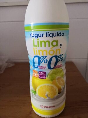 Foto de Yogur líquido lima y limón 0%