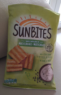 Foto de Snack Ondulados de Multicereales Sabor a Sour Cream y Un Toque de Pimienta