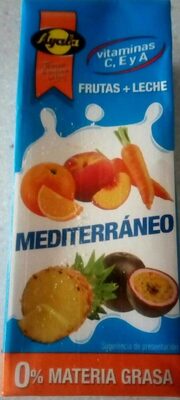 Foto de Zumo fruta más leche mediterráneo