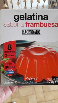 Foto de Gelatina sabor frambuesa
