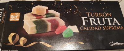 Foto de Turrón fruta calidad suprema