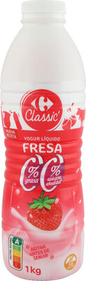Foto de Yougurt líquido fresa carrefour