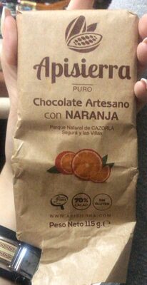 Foto de Chocolate artesano con naranja
