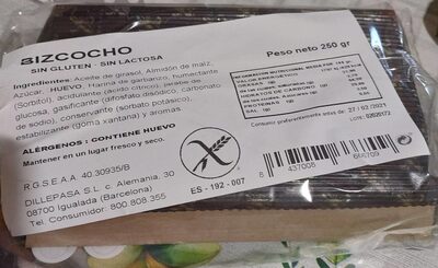 Foto de Bizcocho sin gluten sin lactosa