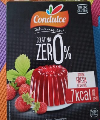 Foto de Gelatina zero 0% fresa salvaje