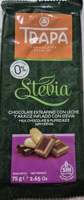 Foto de Milk chocolate and puffed rice with stevia
