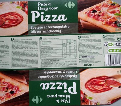 Foto de Pâte à pizza Fine rectangulaire