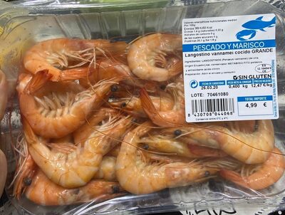Foto de Langostino vannamei cocido GRANDE