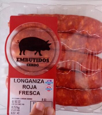 Foto de Longaniza roja fresca