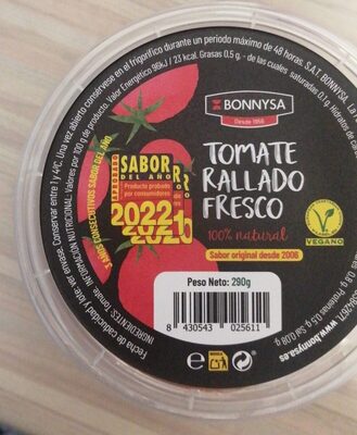 Foto de Tomate Rallado Fresco