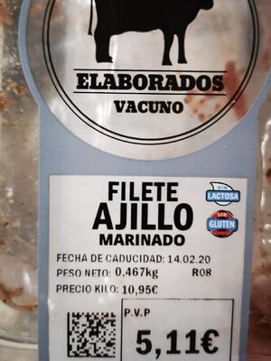 Foto de Filete ajillo marinado