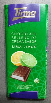Foto de Chocolate relleno de crema sabor lima-limón