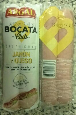 Foto de Salchichas bocata club jamón y queso