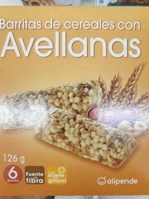 Foto de Barritas de cereales con avellanas