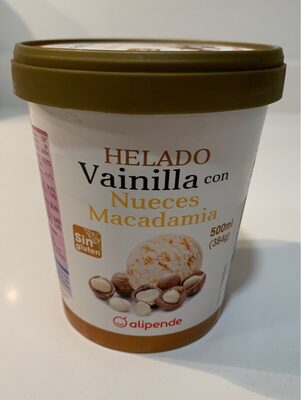 Foto de Helado Vainilla con Nueces Macadamia