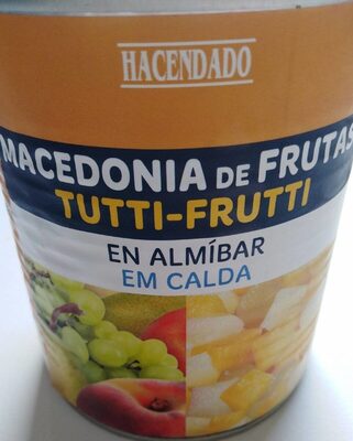 Foto de Macedonia de frutas en almíbar