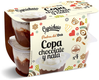 Foto de Copa de chocolate y nata