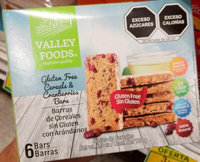Foto de Barras de cereales sin gluten con arándanos