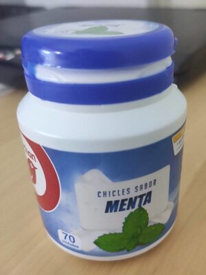 Foto de Chicle auchan sabor menta 70 unidades